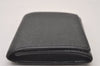 Auth Louis Vuitton Taiga Enveloppe Cartes de Visite Card Case Black Junk 4101I