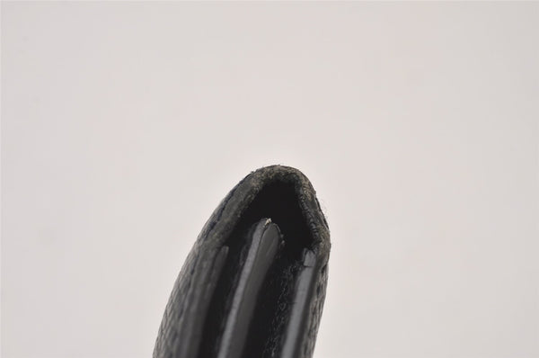 Auth Louis Vuitton Taiga Enveloppe Cartes de Visite Card Case Black Junk 4101I