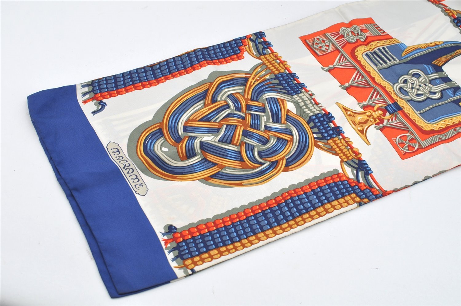 Authentic HERMES Carre Vintage Long Scarf 