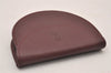 Authentic Cartier Must de Cartier Coin Purse Case Leather Bordeaux Red 4103I