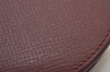 Authentic Cartier Must de Cartier Coin Purse Case Leather Bordeaux Red 4103I