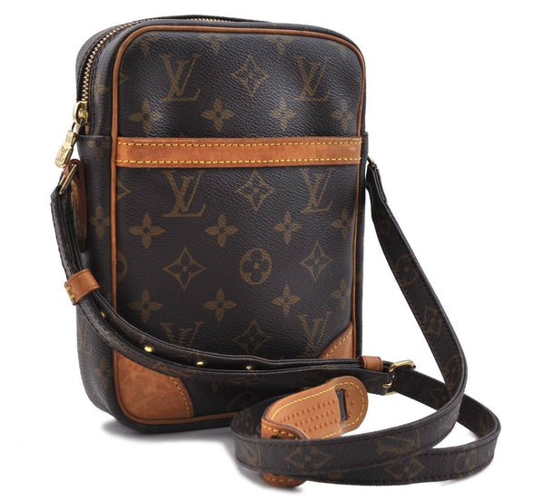 Authentic Louis Vuitton Monogram Danube Shoulder Cross Body Bag M45266 LV 4104C