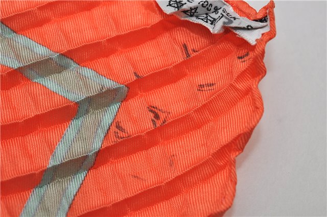 Authentic HERMES Double Pleats Scarf 