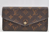 Authentic Louis Vuitton Monogram Portefeuille Sarah Long Wallet M62234 LV 4104I