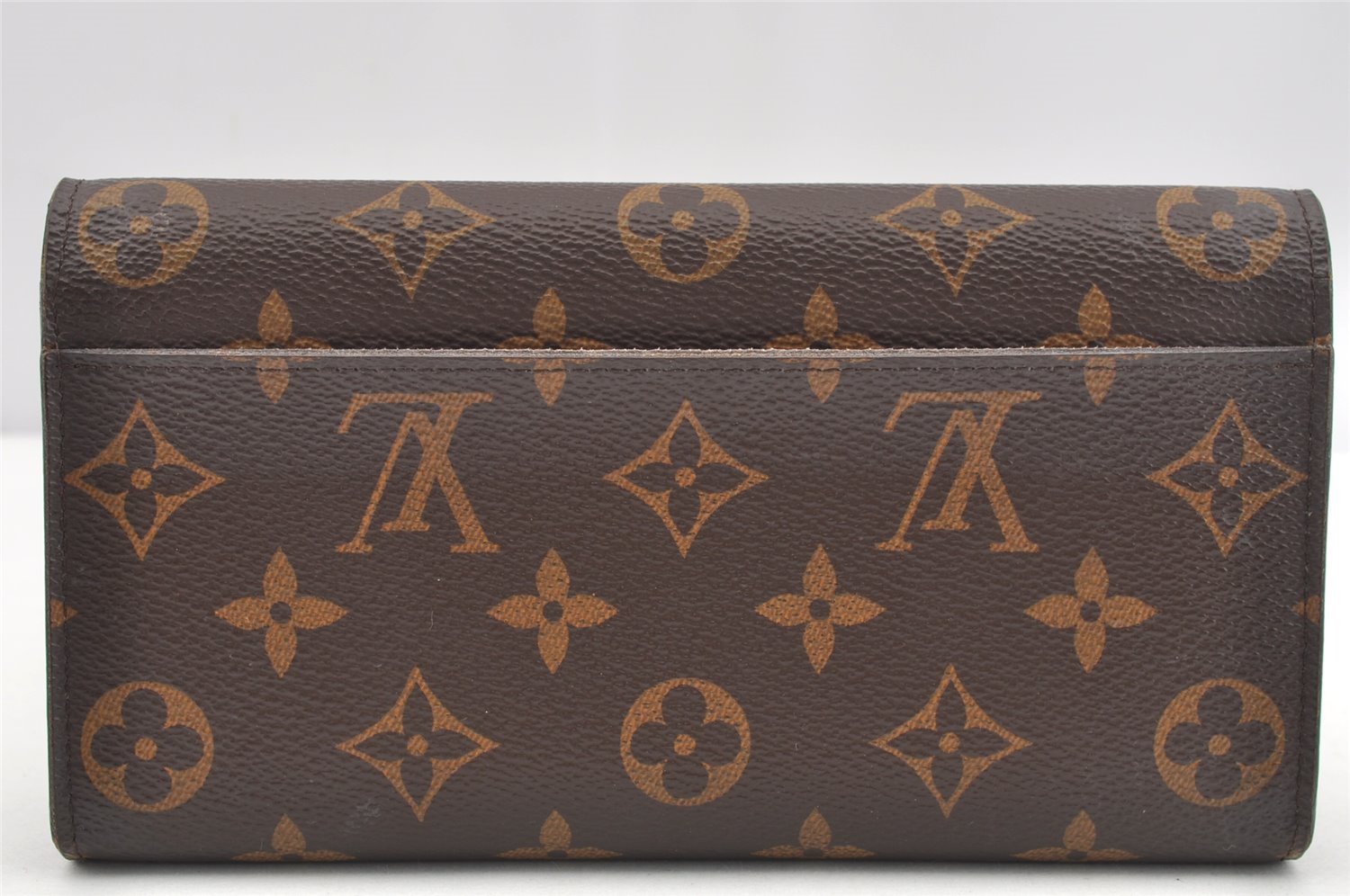 Authentic Louis Vuitton Monogram Portefeuille Sarah Long Wallet M62234 LV 4104I