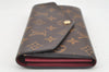 Authentic Louis Vuitton Monogram Portefeuille Sarah Long Wallet M62234 LV 4104I