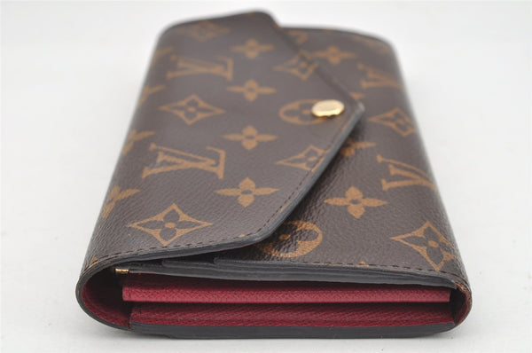 Authentic Louis Vuitton Monogram Portefeuille Sarah Long Wallet M62234 LV 4104I