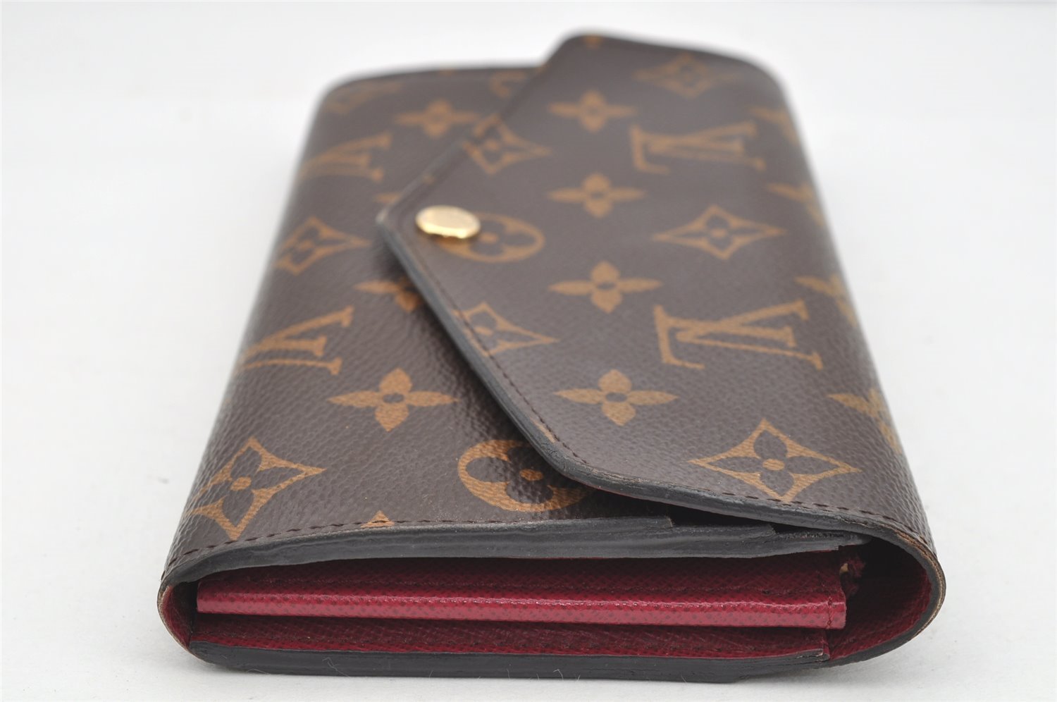 Authentic Louis Vuitton Monogram Portefeuille Sarah Long Wallet M62234 LV 4104I