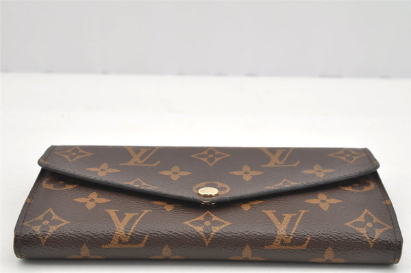 Authentic Louis Vuitton Monogram Portefeuille Sarah Long Wallet M62234 LV 4104I