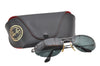 Authentic Ray-Ban Vintage Sunglasses RB3155 004/71 Titanium Black 4105I
