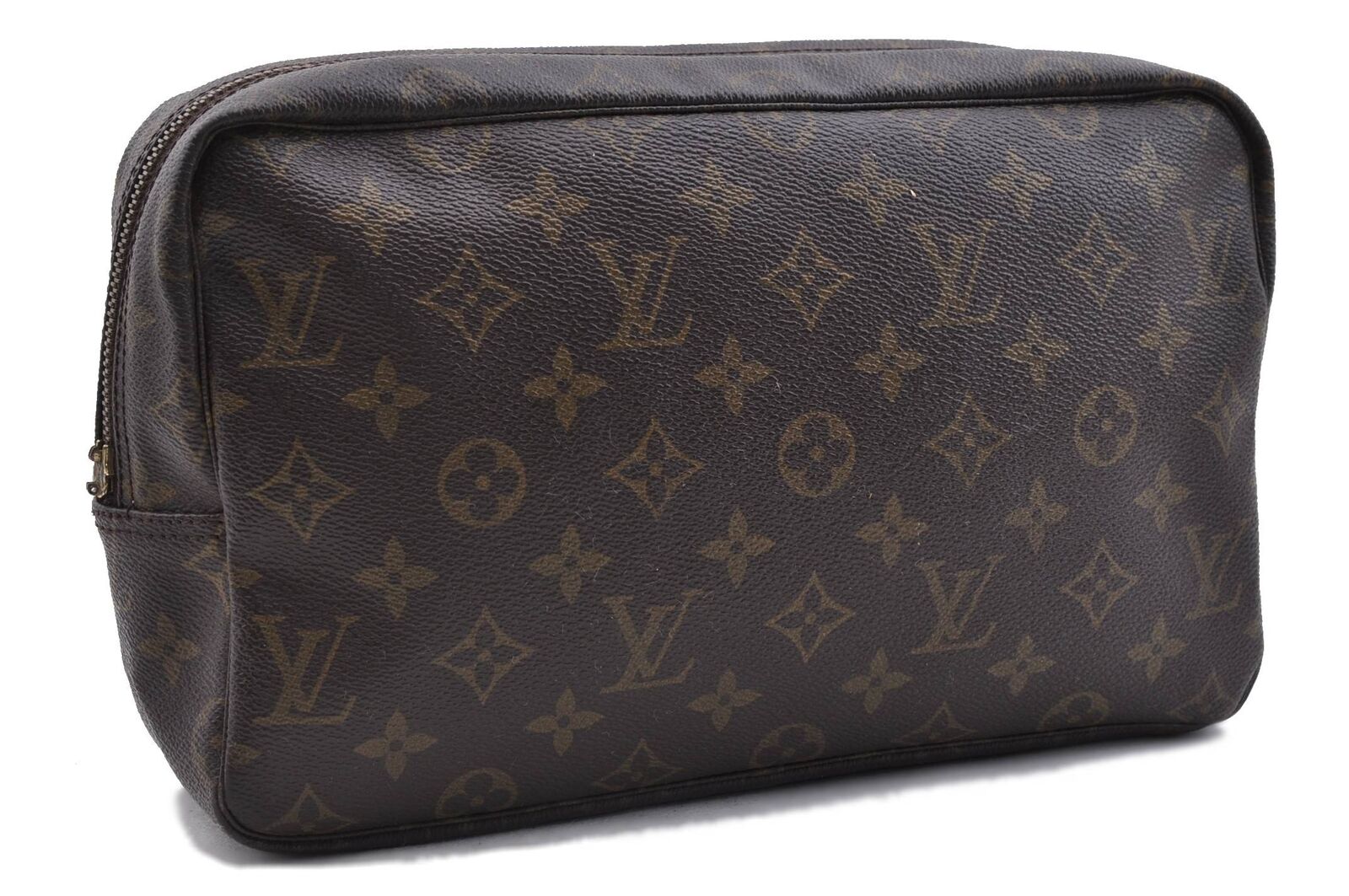 Auth Louis Vuitton Monogram Trousse Toilette 28 Clutch Bag M47522 LV Junk 4110C