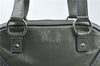 Authentic YVES SAINT LAURENT Muse Shoulder Hand Bag Enamel Green 4110D