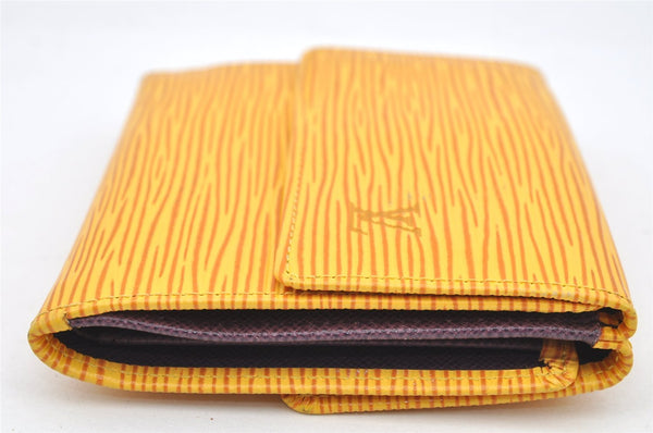 Auth Louis Vuitton Epi Porte Monnaie Billets Cartes Credit Wallet Yellow 4112I