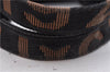 Authentic FENDI Nylon Leather Hand Bag Purse Black 4114D