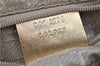 Authentic GUCCI Sherry Line Jackie Shoulder Bag Canvas Leather Light Blue 4114F