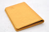 Authentic Louis Vuitton Epi Organizer De Poche Pass Case Yellow M63589 LV 4114I