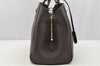 Auth Louis Vuitton Monogram Empreinte Montaigne MM 2Way Hand Bag Brown LV 4115I