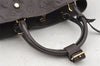 Auth Louis Vuitton Monogram Empreinte Montaigne MM 2Way Hand Bag Brown LV 4115I