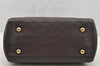 Auth Louis Vuitton Monogram Empreinte Montaigne MM 2Way Hand Bag Brown LV 4115I