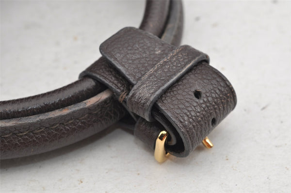 Auth Louis Vuitton Monogram Empreinte Montaigne MM 2Way Hand Bag Brown LV 4115I