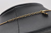 Authentic Christian Dior Gold Chain Rhinestone Pendant Necklace CD 4116I