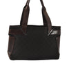 Authentic GUCCI Vintage Shoulder Tote Bag GG Canvas Leather 73983 Brown 4117I