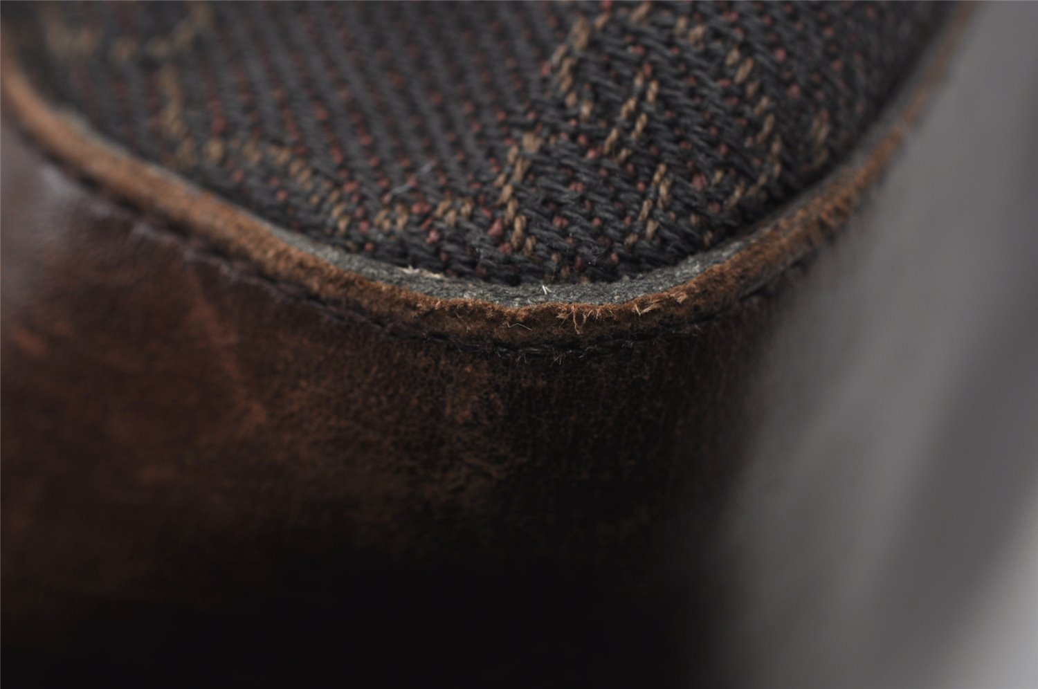 Authentic GUCCI Vintage Shoulder Tote Bag GG Canvas Leather 73983 Brown 4117I