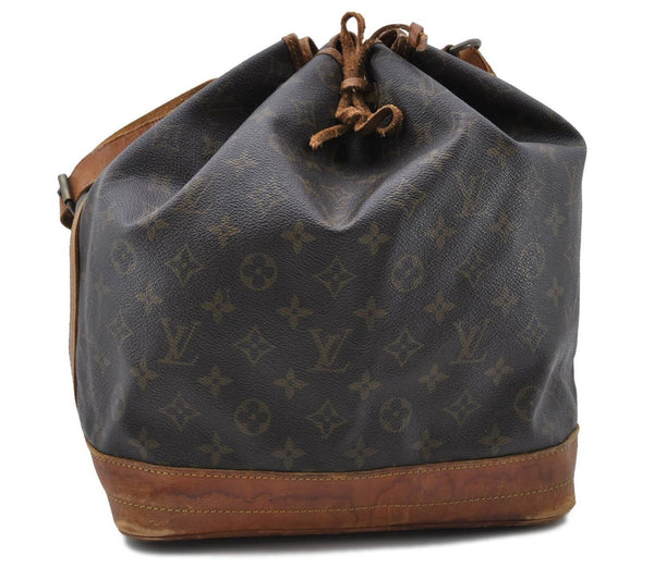 Authentic Louis Vuitton Monogram Noe Shoulder Bag Purse M42224 LV 4119C