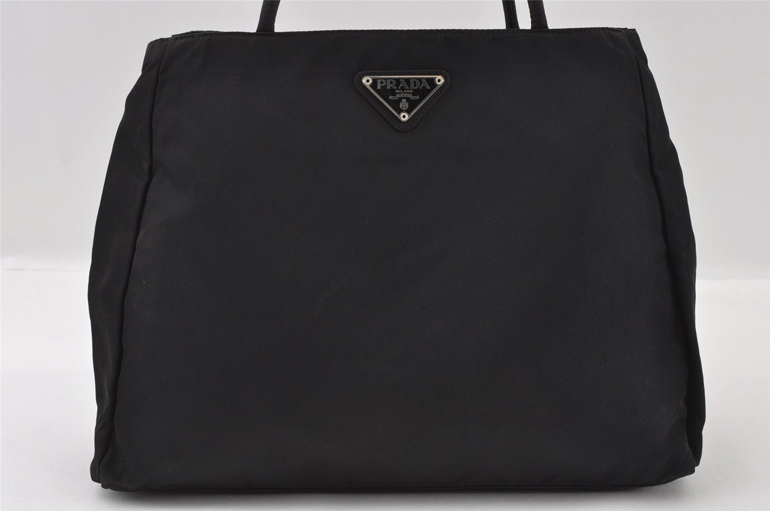 Authentic PRADA Vintage Nylon Tessuto Shoulder Hand Bag Black 4119I