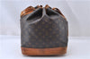 Authentic Louis Vuitton Monogram Noe Shoulder Drawstring Bag M42224 LV 4121F