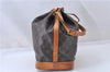 Authentic Louis Vuitton Monogram Noe Shoulder Drawstring Bag M42224 LV 4121F