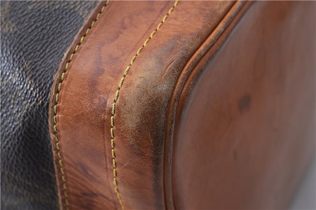 Authentic Louis Vuitton Monogram Noe Shoulder Drawstring Bag M42224 LV 4121F