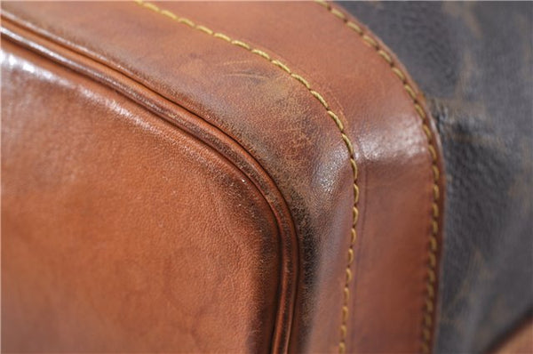 Authentic Louis Vuitton Monogram Noe Shoulder Drawstring Bag M42224 LV 4121F