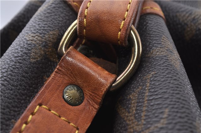 Authentic Louis Vuitton Monogram Noe Shoulder Drawstring Bag M42224 LV 4121F