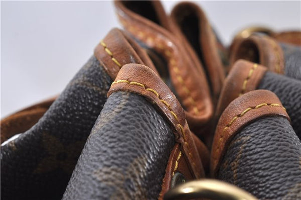 Authentic Louis Vuitton Monogram Noe Shoulder Drawstring Bag M42224 LV 4121F