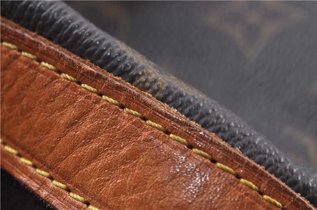 Authentic Louis Vuitton Monogram Noe Shoulder Drawstring Bag M42224 LV 4121F