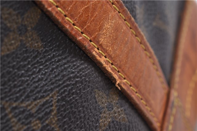 Authentic Louis Vuitton Monogram Noe Shoulder Drawstring Bag M42224 LV 4121F