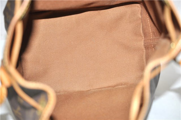 Authentic Louis Vuitton Monogram Noe Shoulder Drawstring Bag M42224 LV 4121F