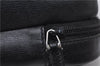 Authentic GUCCI Cosmetic Pouch Purse Leather 0141138 Black 4122D