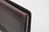 Authentic FENDI Vintage Zucca Long Wallet Purse Canvas Leather Brown Black 4122I