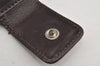 Authentic FENDI Vintage Zucca Long Wallet Purse Canvas Leather Brown Black 4122I