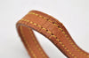 Authentic Louis Vuitton Leather Shoulder Strap Beige 46.9" LV 4123I