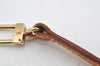 Authentic Louis Vuitton Leather Shoulder Strap Beige 46.9" LV 4123I