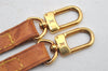 Authentic Louis Vuitton Leather Shoulder Strap Beige 44.9" LV 4124I