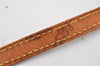 Authentic Louis Vuitton Leather Shoulder Strap Beige 44.9" LV 4124I