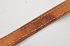 Authentic Louis Vuitton Leather Shoulder Strap Beige 44.9" LV 4124I