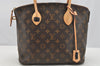 Authentic Louis Vuitton Monogram Lockit PM Hand Tote Bag Purse M40613 LV 4127I