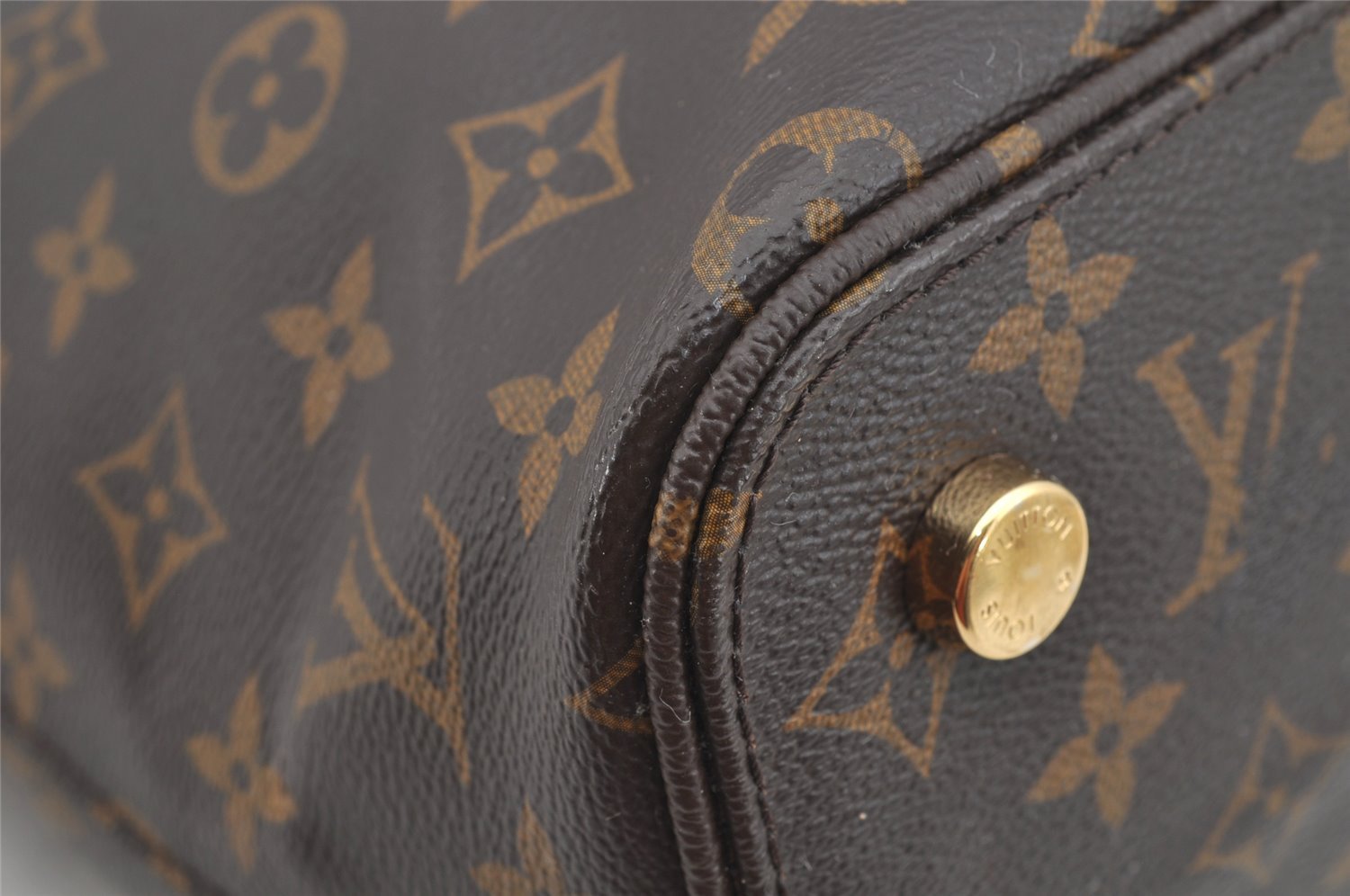 Authentic Louis Vuitton Monogram Lockit PM Hand Tote Bag Purse M40613 LV 4127I