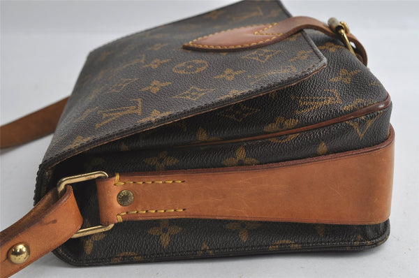 Authentic Louis Vuitton Monogram Cartouchiere MM M51253 Shoulder Cross Bag 4128I