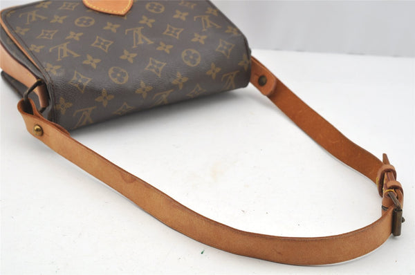 Authentic Louis Vuitton Monogram Cartouchiere MM M51253 Shoulder Cross Bag 4130I